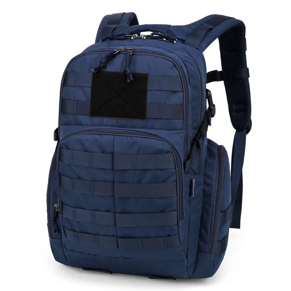 25L Tactical Backpack | 600D Water-Resistant | MOLLE & Hydration Compartment | Green, Black & Khaki