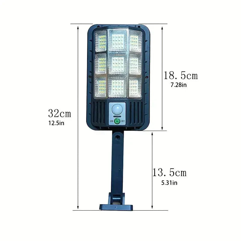 Solar Security Floodlight | 5000 Lumens | PIR Motion Sensor | Dusk to Dawn | IP66 | Remote Control
