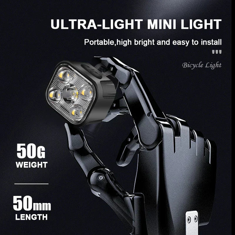 Rechargeable Bike Lights | USB-C | 350 Lumens Front | IPX65 Waterproof | 8 & 12 Modes