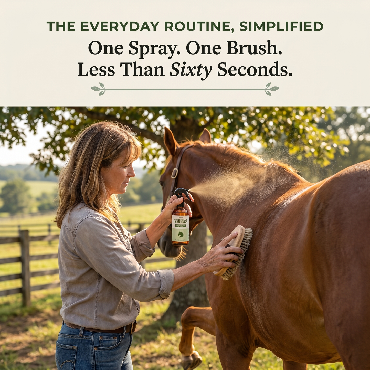 Herena™ Equine Shield - Plant-Based Horse & Pony Bug Repellent