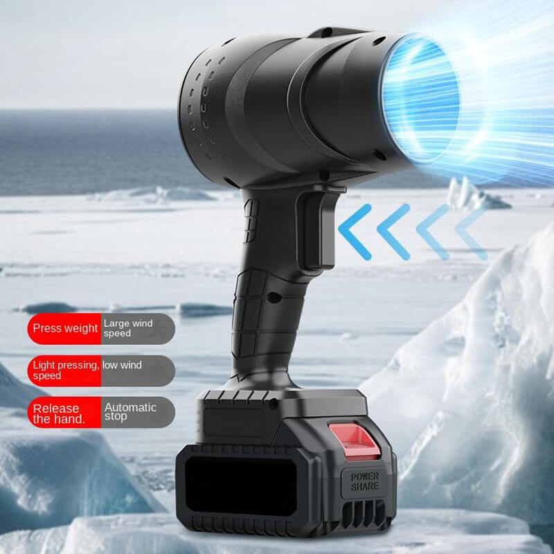 Cordless Air Blower | Brushless Motor | Adjustable Speed | High-Pressure | Black & Blue