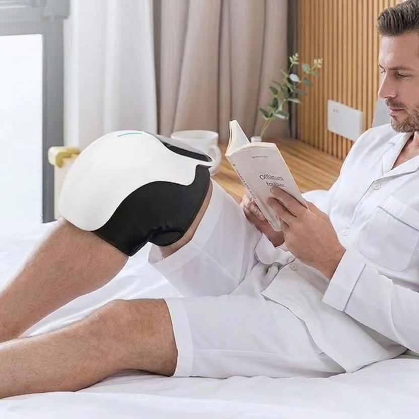 Knee Massager | Air Compression | Heat & Red Light Therapy | USB Rechargeable | Multi-Area