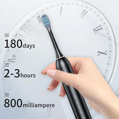 Sonic Electric Toothbrush | 4 Brush Heads & Storage Box | Rechargeable Adult Design