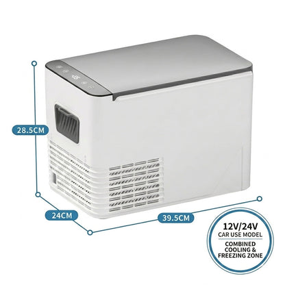 Portable Car Refrigerator | -18°C Compressor Cooling | 42mm Insulation | Car & Home Use