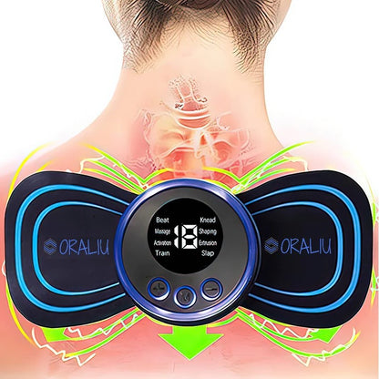 EMS Neuro Corrective Therapy Device | Electrical Pulse Stimulation | 5 Electrode Pads | Remote & USB Rechargeable