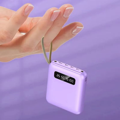 4-in-1 Power Bank | USB-C Fast Charging | 10000 & 20000mAh | Black, White & Purple