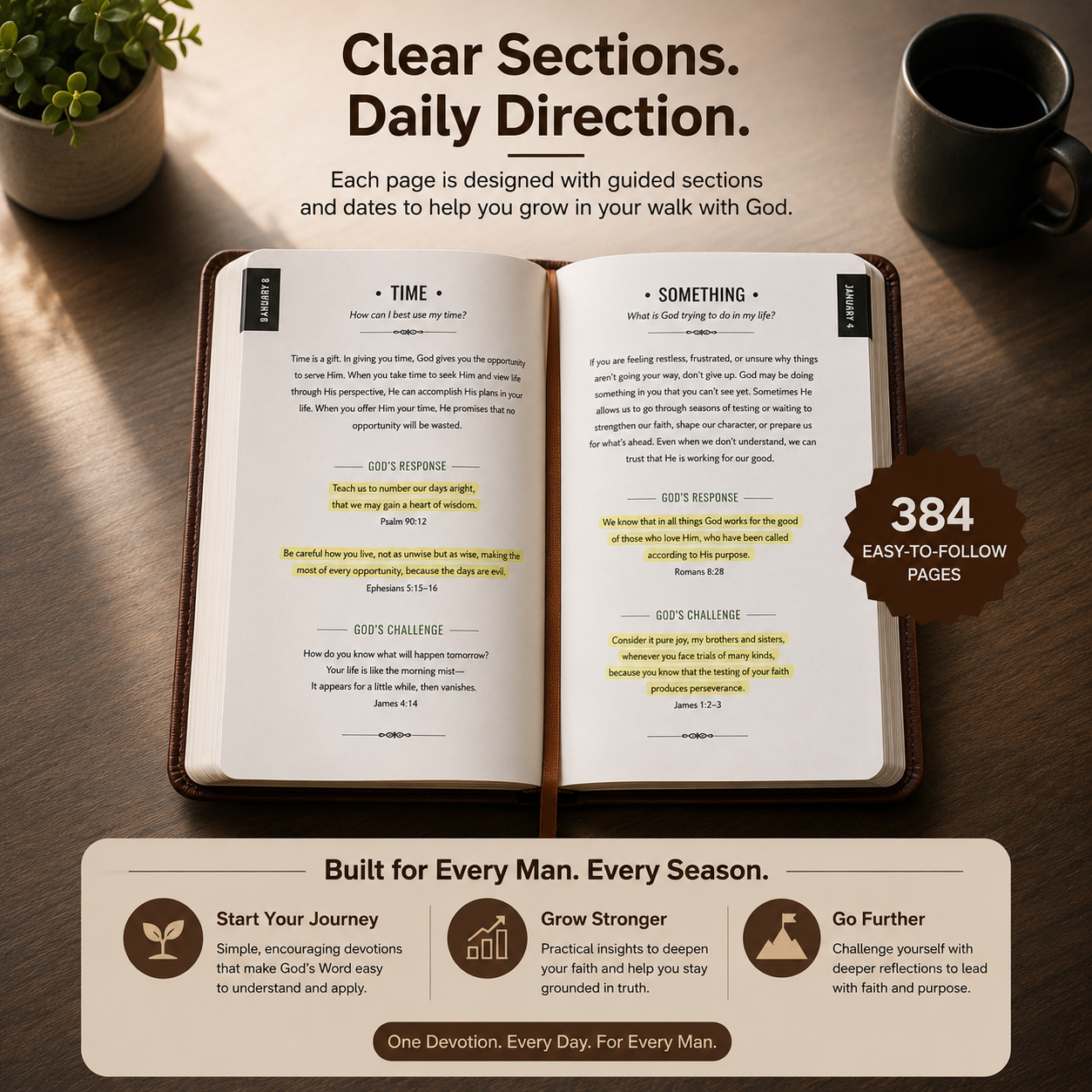 One Minute With God — 365 Devotions For Men