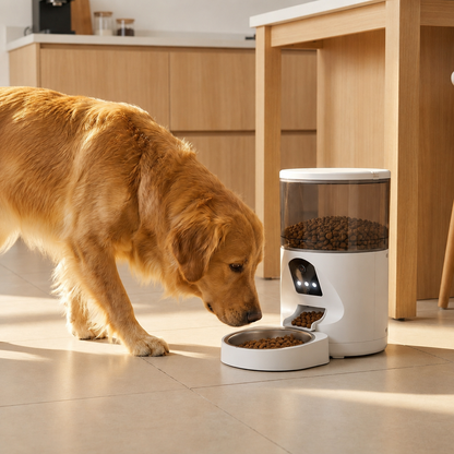 Automatic Pet Feeder with 2K HD Camera | 4L or 6L | Remote Control | Dogs & Cats