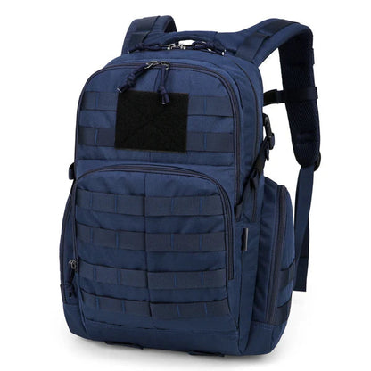 25L Tactical Backpack | 600D Water-Resistant | MOLLE & Hydration Compartment | Green, Black & Khaki