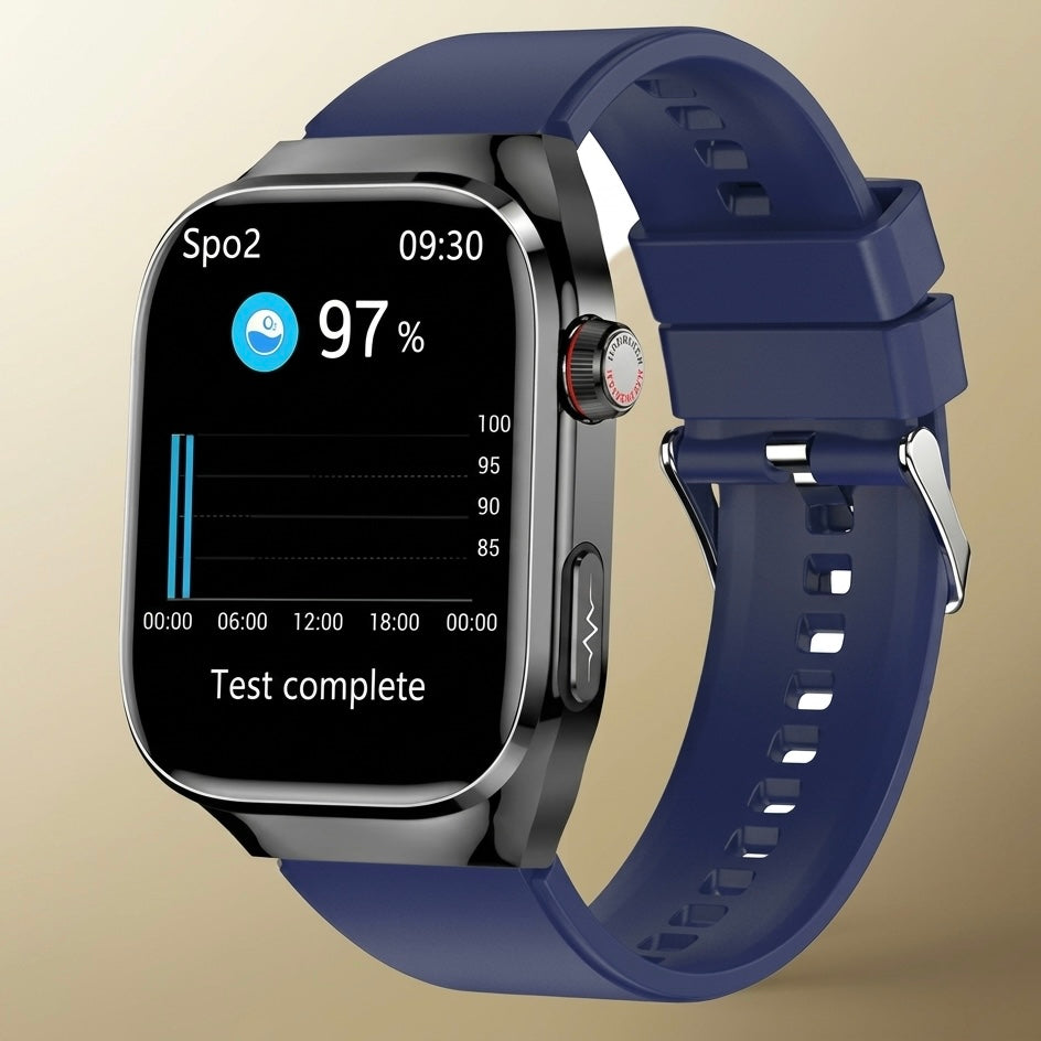 ECG Smart Watch | 2.04" AMOLED | IP68 | Bluetooth Calling | 650mAh | Heart Rate & Sleep