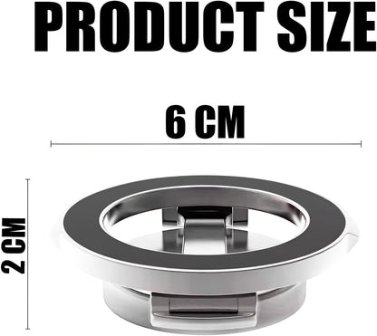 Magnetic Car Phone Holder | 360 Degree Rotating | Foldable | Zinc Alloy & ABS | Universal Fit
