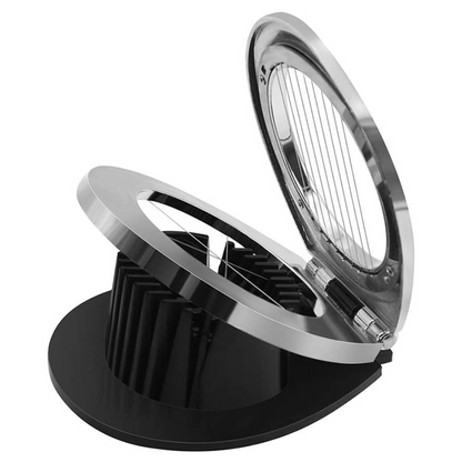 Egg Slicer | Stainless Steel | 3 Slicing Styles | Eggs, Strawberries & Mushrooms