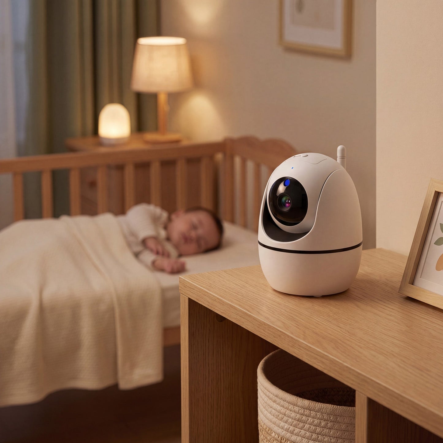 Baby Monitor | 360 Degree Pan & Tilt HD Camera | Remote Nursery Viewing