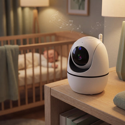 Baby Monitor | 360 Degree Pan & Tilt HD Camera | Remote Nursery Viewing