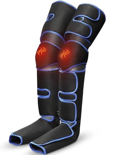 360° Leg Compression Massager | Knee Heat | 6 Modes | Full Leg Coverage | Cordless