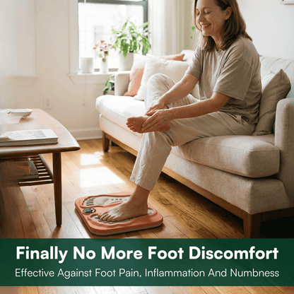 EMS Foot Massager Pad | 29 Intensity Levels | 8 Modes | 3D Ergonomic | RF Remote | USB