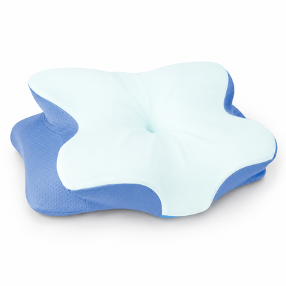 Contour Relief Pillow | Ergonomic Neck & Back Support | Soft Contoured Design