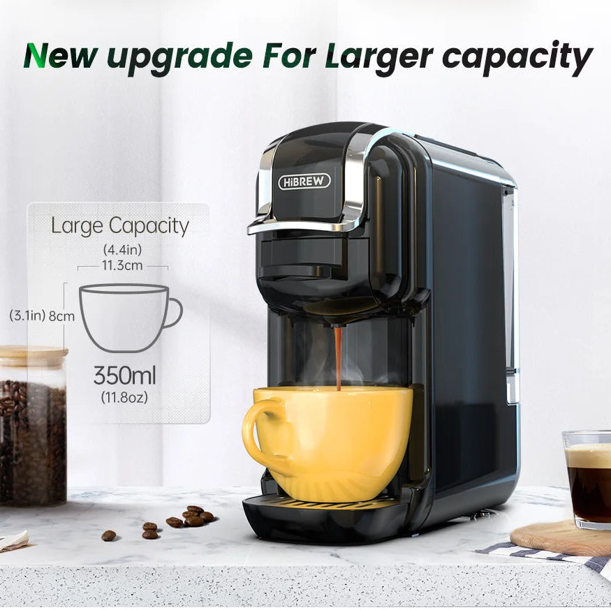 5-in-1 Coffee Machine | 20-Bar | Nespresso & K-Cup | Hot & Cold Brew | Black & White