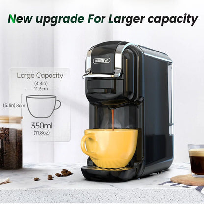 5-in-1 Coffee Machine | 20-Bar | Nespresso & K-Cup | Hot & Cold Brew | Black & White