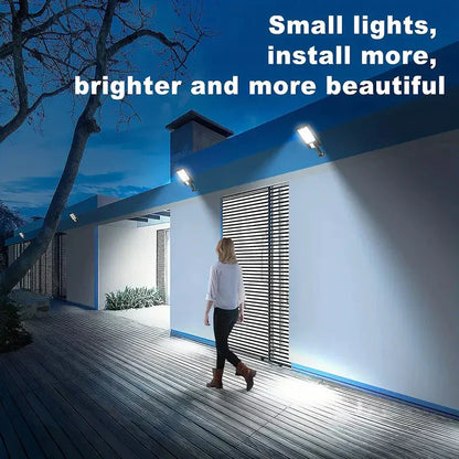 Solar Security Floodlight | 5000 Lumens | PIR Motion Sensor | Dusk to Dawn | IP66 | Remote Control