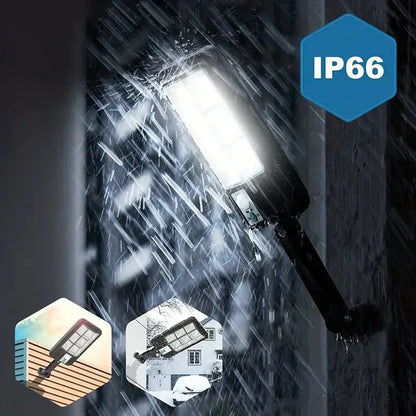Solar Security Floodlight | 5000 Lumens | PIR Motion Sensor | Dusk to Dawn | IP66 | Remote Control