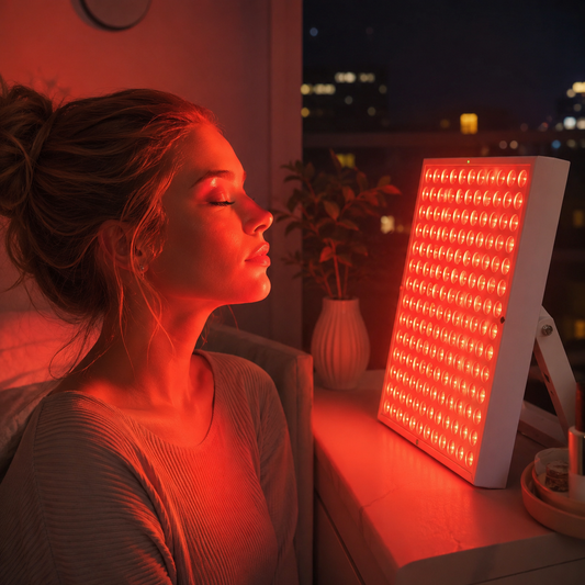 LED Red Light Therapy Panel | 225 LED Facial & Body Use | Skin Care Wellness Lamp