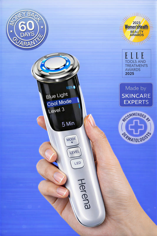 Herena SkinReset™ 5-In-1 Red & Blue Light Thermal Facial Device