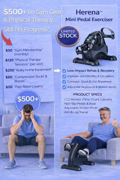 Herena™ Mini Pedal Exercise Bike