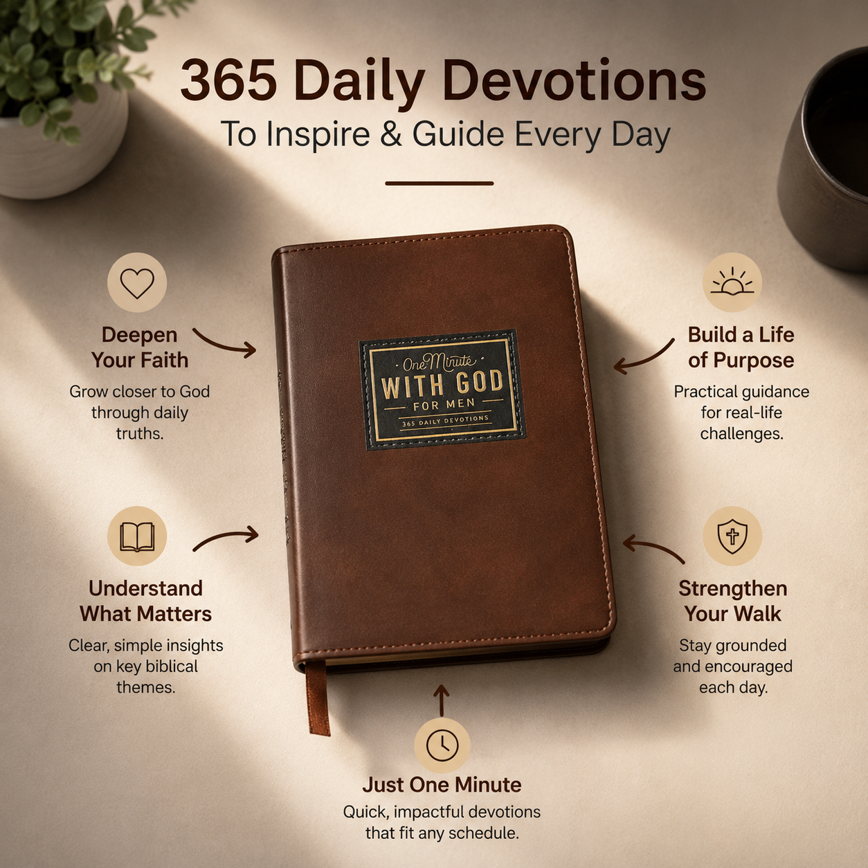 One Minute With God — 365 Devotions For Men