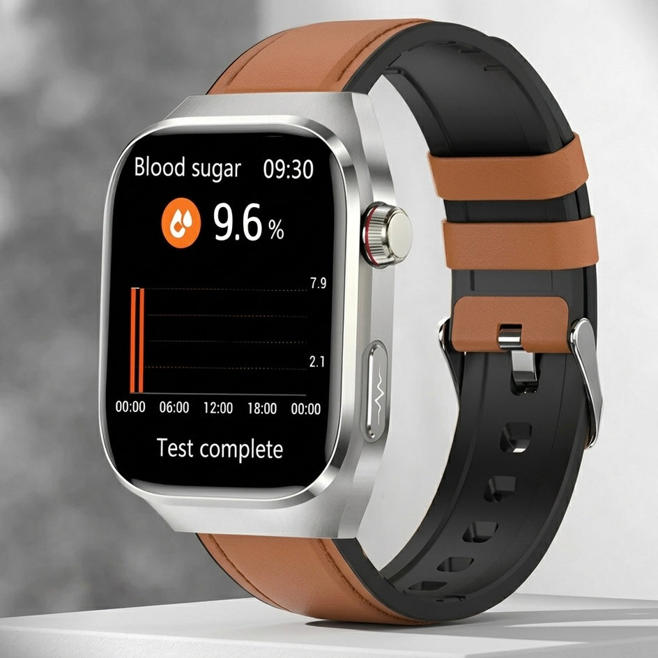ECG Smart Watch | 2.04" AMOLED | IP68 | Bluetooth Calling | 650mAh | Heart Rate & Sleep