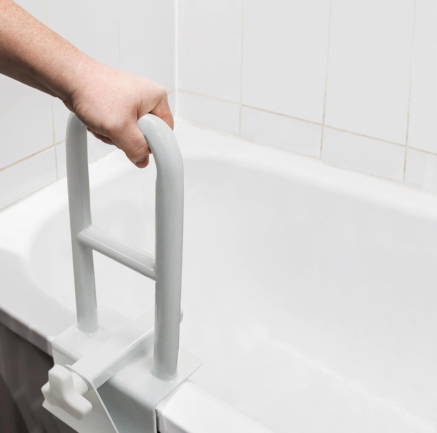 Bathtub Grab Bar | Non-Slip Ergonomic Handle | Tool-Free Installation | 2 Sizes
