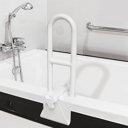 Bathtub Grab Bar | Non-Slip Ergonomic Handle | Tool-Free Installation | 2 Sizes