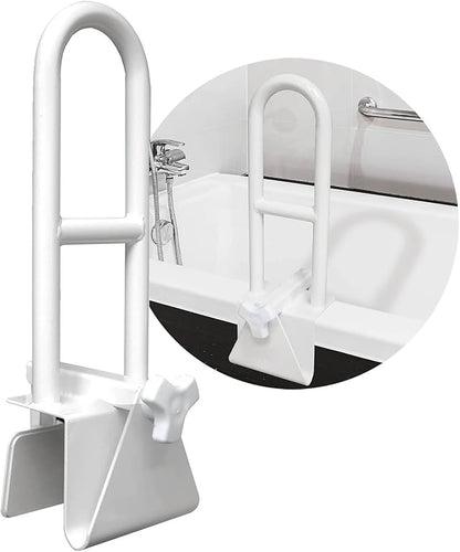 Bathtub Grab Bar | Non-Slip Ergonomic Handle | Tool-Free Installation | 2 Sizes