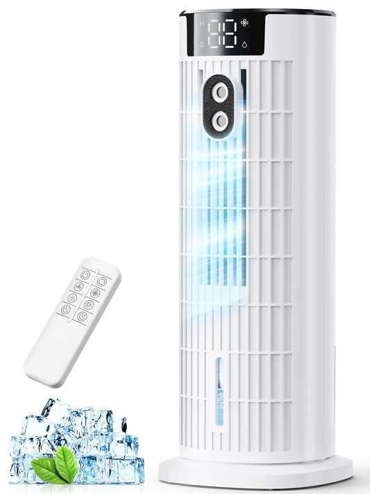 Portable Air Cooler 4-in-1 | Mist Function | Remote Control | Timer