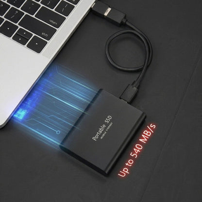 Portable SSD | 2TB | 1050 MB/s | USB-C & USB 3.1 | Plug & Play | Black, Blue & Red