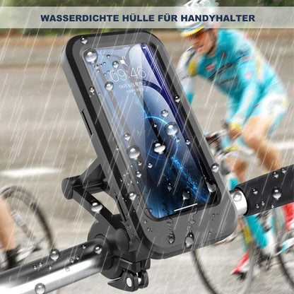 Bike Phone Mount | 5000mAh Power Bank Option | Handlebar 22-28.5mm | Waterproof Touchscreen Cover