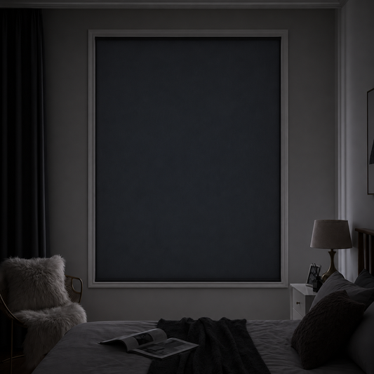 Portable Blackout Curtains | Self-Adhesive Velcro | 6 Sizes | 4 Colours | Beige, Pink, Grey & Blue