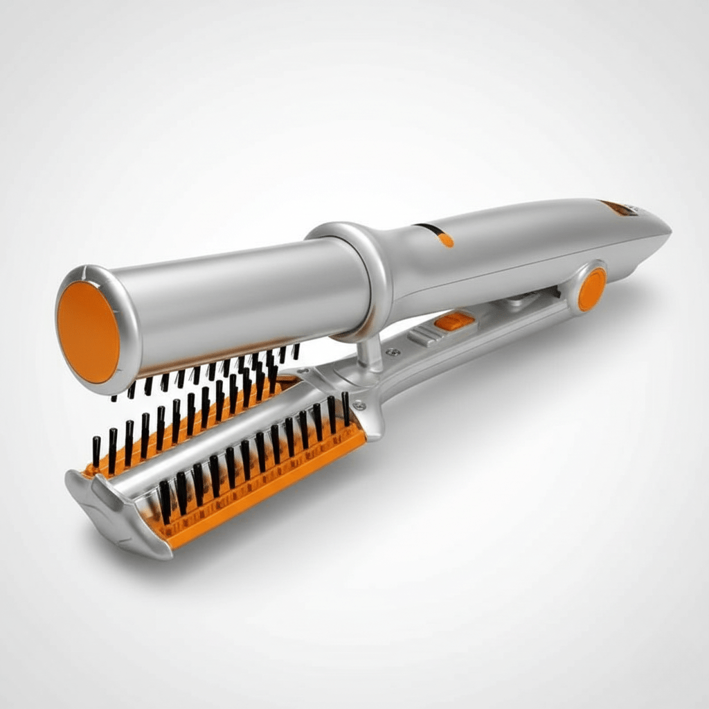 2-in-1 Rotating Hair Brush | Styling & Smoothing | Rechargeable Design