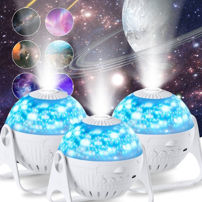 Galaxy Star Projector | 7 Lighting Modes | LED Night Light | USB Powered | Bedroom & Home Decor