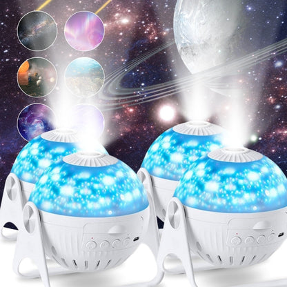 Galaxy Star Projector | 7 Lighting Modes | LED Night Light | USB Powered | Bedroom & Home Decor