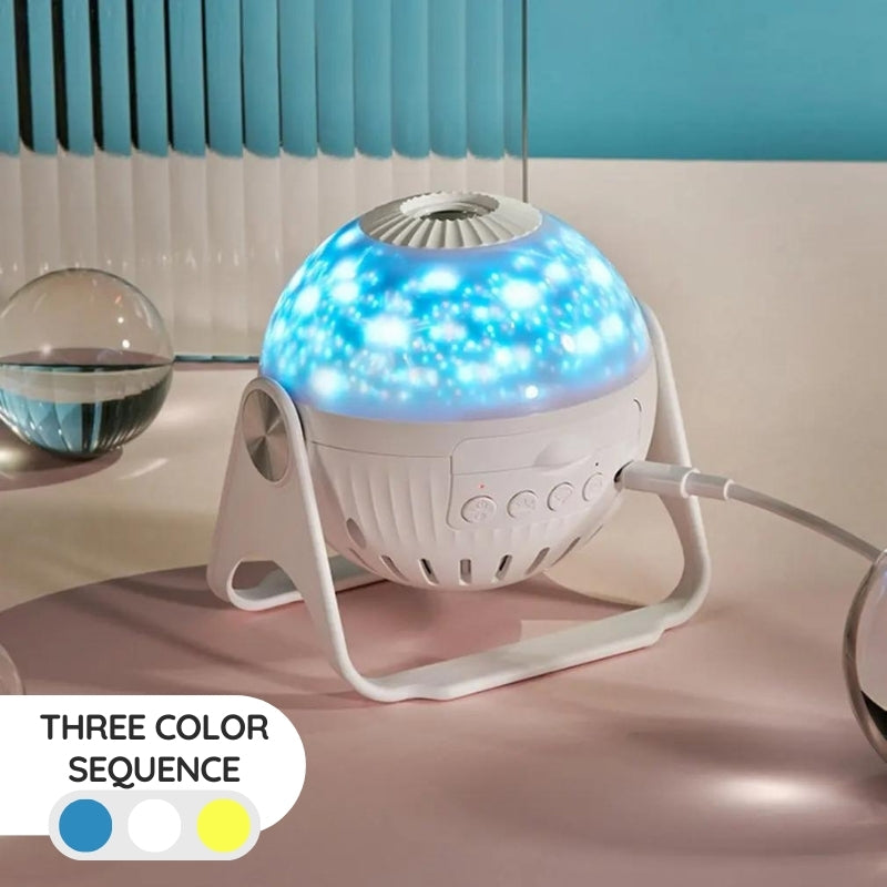 Galaxy Star Projector | 7 Lighting Modes | LED Night Light | USB Powered | Bedroom & Home Decor