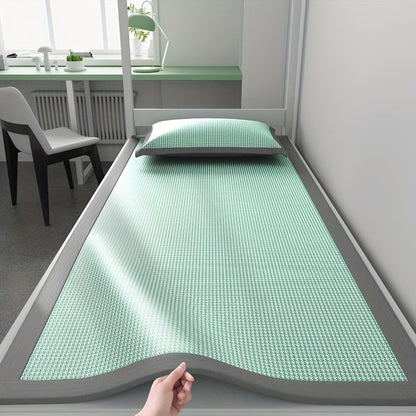 Cooling Mattress Protector | Ice Silk & Polyester | 2-3 Piece Set | Grey, Blue, Green, Coffee & Pink