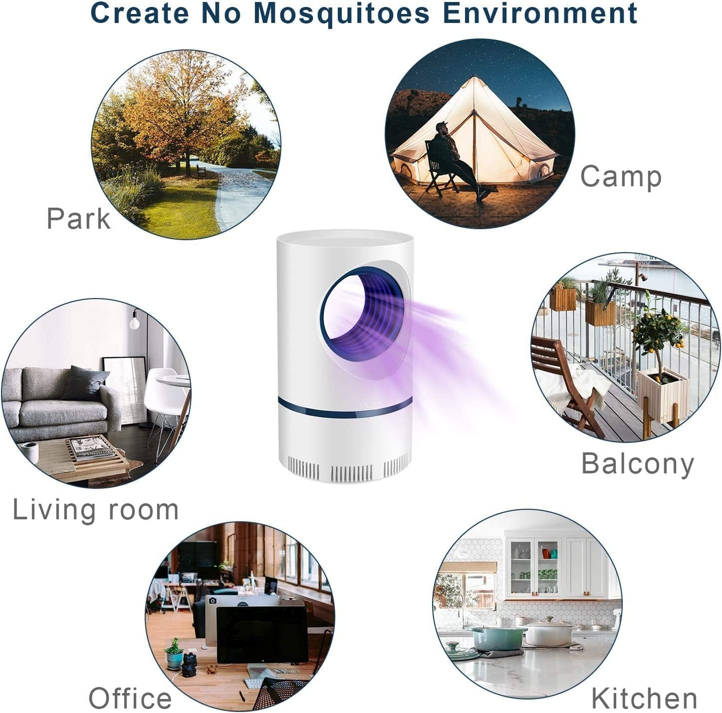 UV Light Mosquito & Fly Trap | Indoor & Outdoor Use | Electric Insect Control