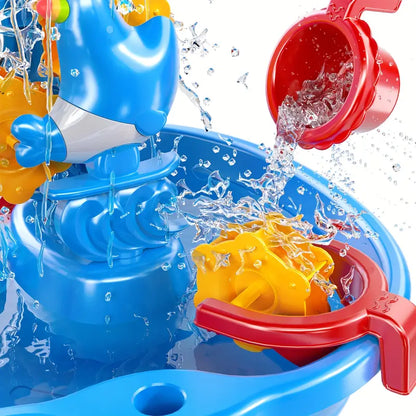 Sand & Water Play Table | 3 Tier | BPA-Free Plastic | Includes Accessories | Ages 1-5