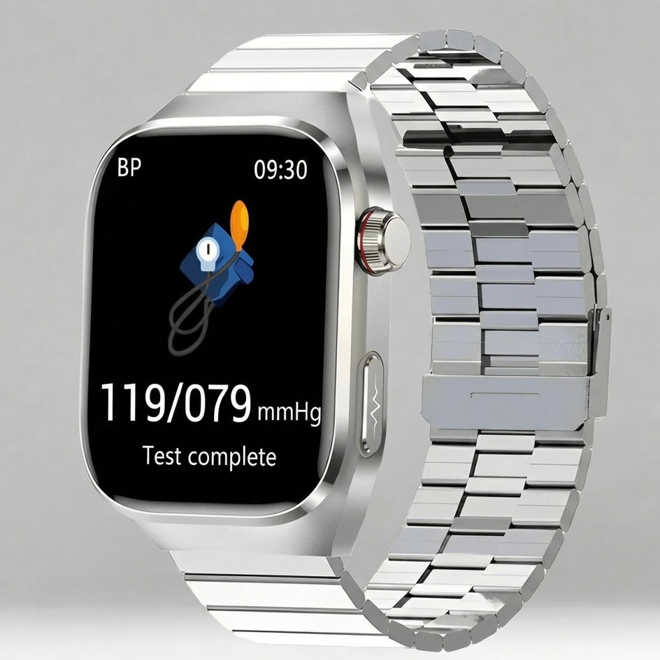 ECG Smart Watch | 2.04" AMOLED | IP68 | Bluetooth Calling | 650mAh | Heart Rate & Sleep
