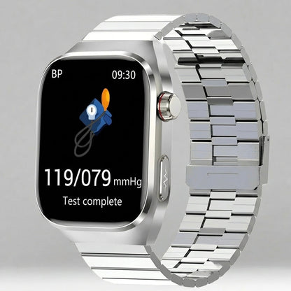ECG Smart Watch | 2.04" AMOLED | IP68 | Bluetooth Calling | 650mAh | Heart Rate & Sleep