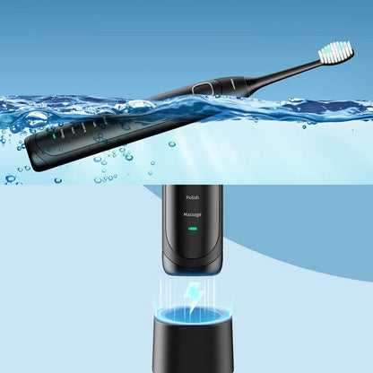 Sonic Electric Toothbrush | 4 Brush Heads & Storage Box | Rechargeable Adult Design