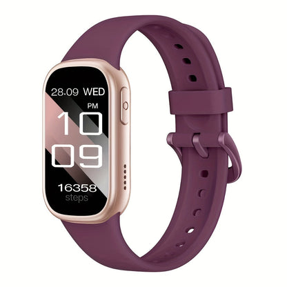 Smartwatch | IP68 Waterproof | 7-Day Battery | Android & iOS | White, Blue, Burgundy & Purple