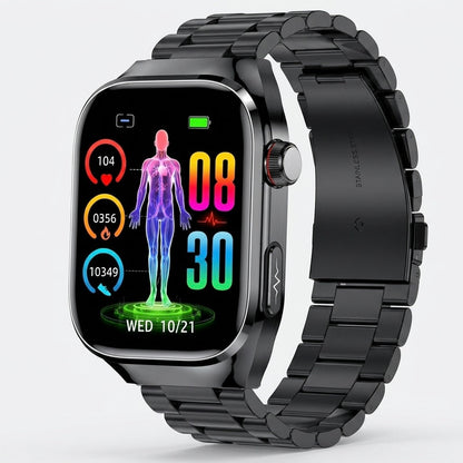 ECG Smart Watch | 2.04" AMOLED | IP68 | Bluetooth Calling | 650mAh | Heart Rate & Sleep
