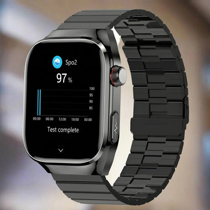 ECG Smart Watch | 2.04" AMOLED | IP68 | Bluetooth Calling | 650mAh | Heart Rate & Sleep